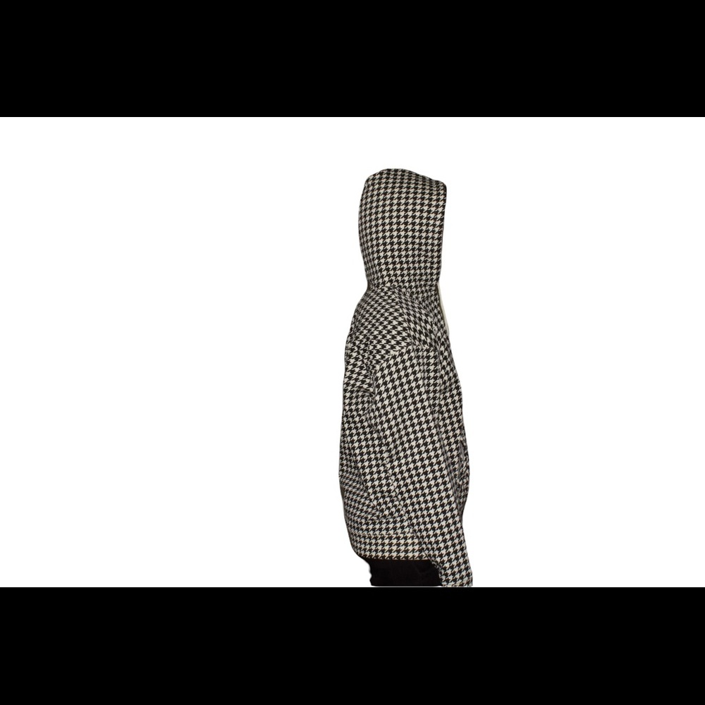 Houndstooth Hoodie unisex Fits true to Size - Picture 2 of 4